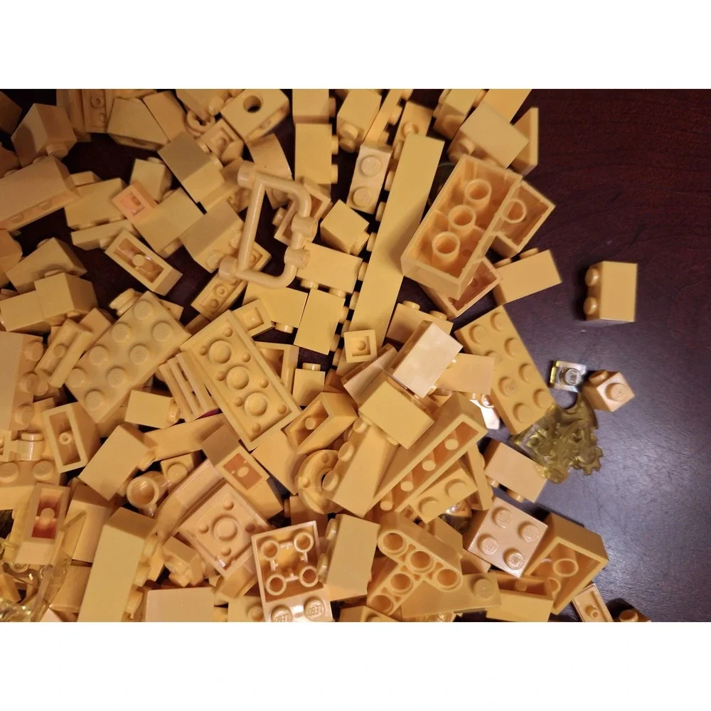 LEGO Yellow 1/2 pound Bulk Bricks & Parts Mixed Lot Building Pieces Assortment